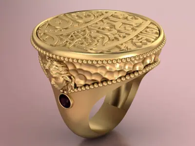 luxury ring for woman 3D print model