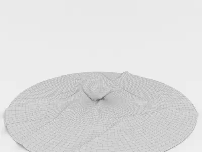 Rugs No 5 Low-poly 3D model