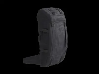 Modern Travelling Rucksack 3D model