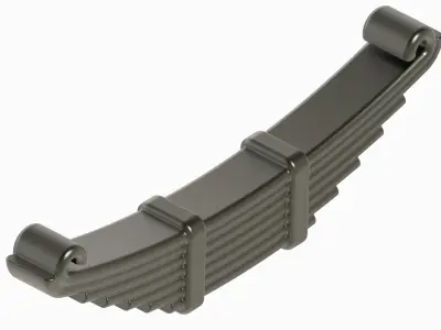 Truck Leaf Spring 3D print model