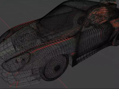 Porshe 911 Dragster 3D model