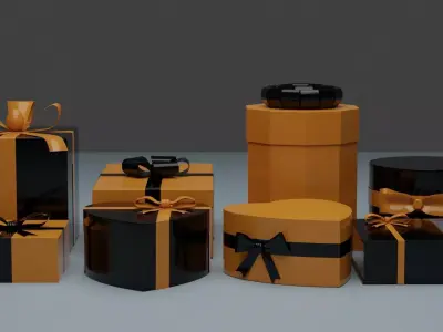Gift Box 2 3D model