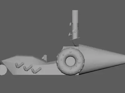 Candy Car Low-poly 3D model