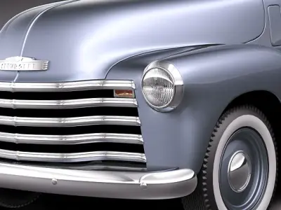 chevrolet pickup 1950 3D model