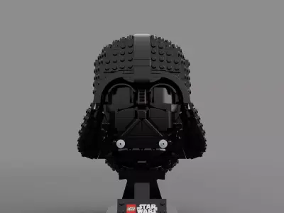 Star Wars Darth Vader LEGO Helmet  3D model