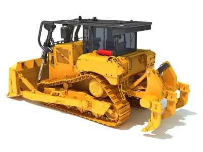 Tracked Dozer 3D model