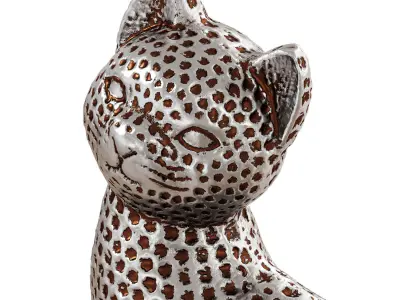 Egyptian cat figurine 3D model purchase