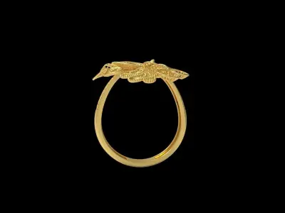 Fusion Gold Rings RAA04 3D print model