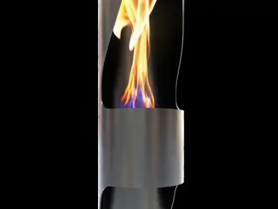 Acquaefuoco Wellness Mood TUBE fireplace 3D model