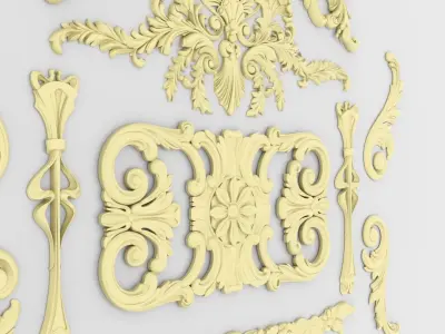 Big Ornament Collection 3D print model