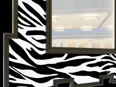 Melange Tocarra Floor Mirror 3D model