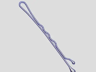 Hairpin Low-poly 3D model