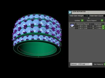 Man Ring 002 Tango 3D model