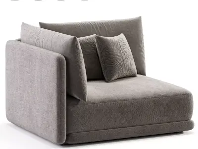 Katarina Sofa By Blanche 03 3D model