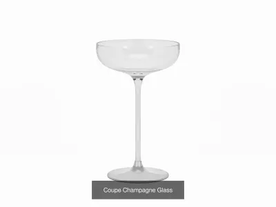 Photorealistic Cocktail and Wine Glass Pack - 5 Models