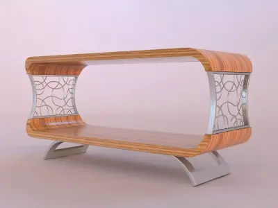 Simple small coffee table Free 3D model