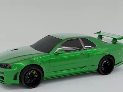 Nissan Skyline 3D model 3D model