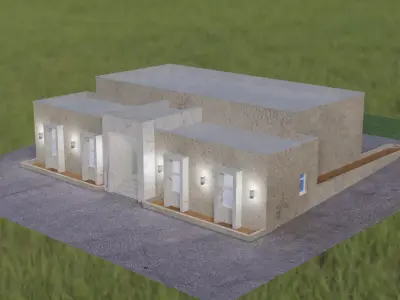 Modern House 3D model 12