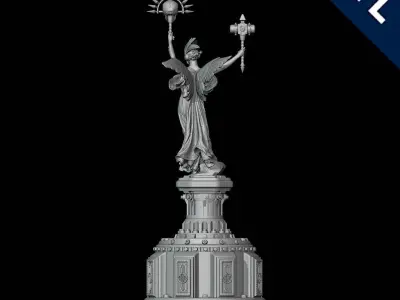 Angel of War - Statue Free 3D print model