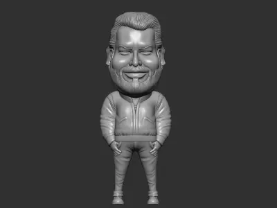 bud spencer  3d caricature model  3D print model
