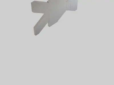 Geometric Wall Panels Low-poly 3D model