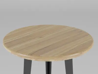 Floyd Side Table 38x38x44 Free low-poly 3D model