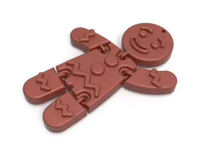 Gingerbread Man 3D print model