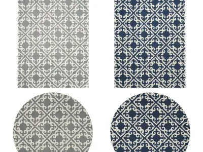 Rugs No 106 Low-poly 3D model