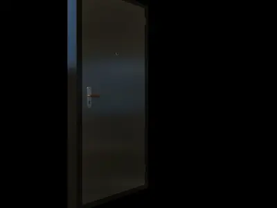 Entrance door Free 3D model purchase