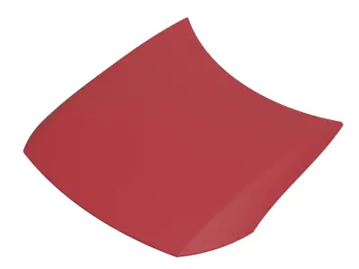 Plastic Exquisite Car Bonnet Toy 3D model