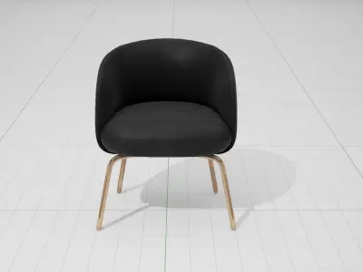 PlusHalle Low Nest Chair UE4 Low-poly 3D model