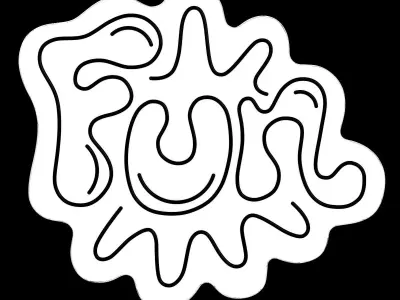 Fun Neon Sign 3D model