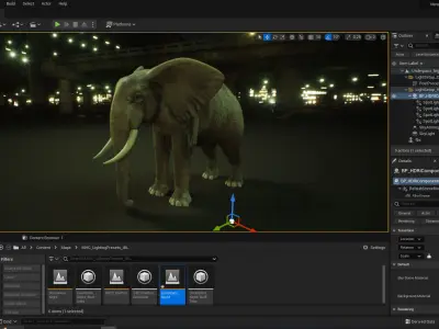 Elephant model Low-poly 3D model purchase