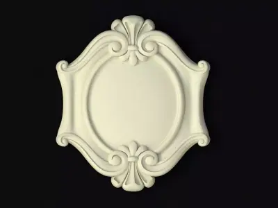 Central decor ornament for furniture 3D model 575