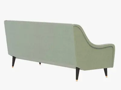 Anthropologie Slub Velvet Adrie Sofa 3D model