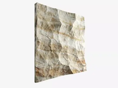 121-RockPanel sandstone wall art 3D model