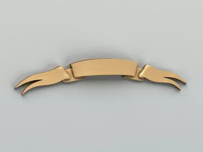 Decorative Ribbon 009 3D model