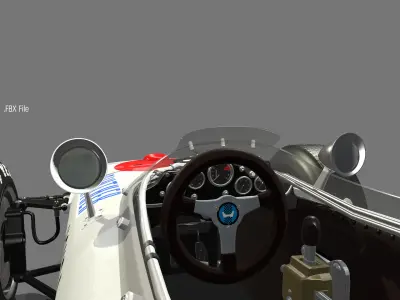 F1 Classic Racer FBX 3D model