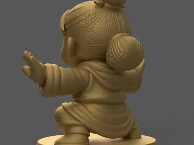 Mini Tai Chi Master 3D Model 3D print model