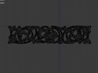 Classic decor ornament v-3D model 53  3D model