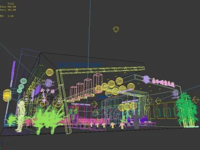 Exhibition - Area - 17X16-3DMAX2009-01 3D model