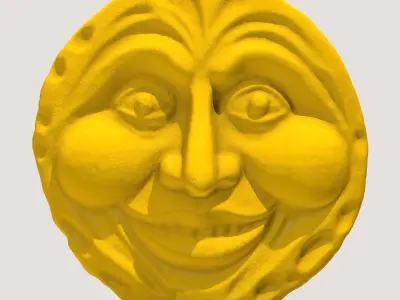 Moon Face 1 3D model
