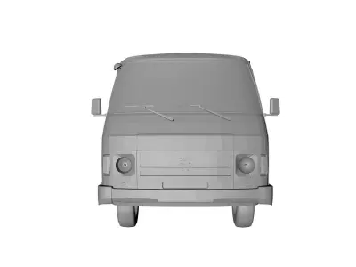 Peugeot Van 60s 3D model