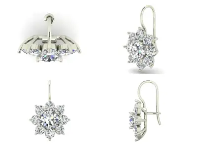 Earrings pl 15  3D print model