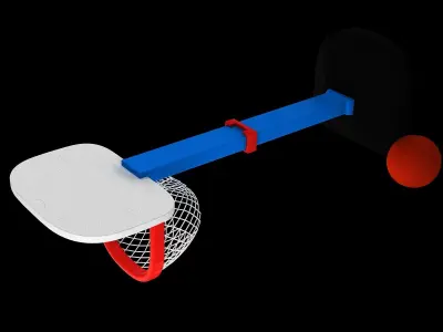  Little Tikes Easy Score Basketball Set Low-poly 3D model