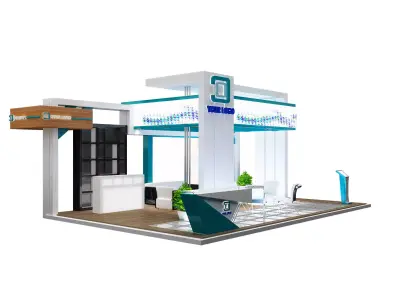 Booth Exhibition Stand a99 3D model