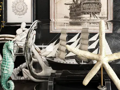 Decor set 39 3D model