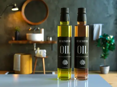 Olive Oil Bottle 3D 250 ml 3D model