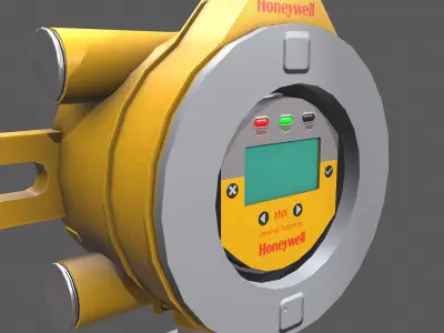 Honeywell XNX Universal Transmitter Low Poly Low-poly 3D model