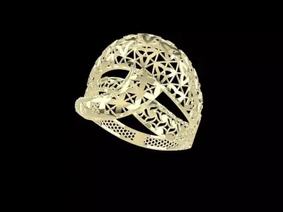 rings 3D print model 9
